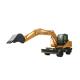 mini wheel excavator with breaking hammer hot sell china wholesale