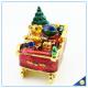 Enamel Craft Cute Bear Trinket Box Crystal Boat Shape Jewelry Box For Festival Gifts SCJ768