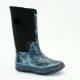 Children 34EU Insulated Rain Boots For Winter With Astronaut Printed