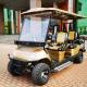 530Kg Golden Luxury Electric 6 Seater Golf Cart Manufacturers With 3.5kw Motor