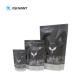 Biodegradable Coffee Cafe Tea Bag Black Foil Empty PE 500g With Valve