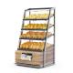 Wood Bakery Bread Display Racks Stand Commercial Candy Store Display Cases