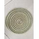 Super microfiber cord woven carpet circle pattern rug right for room under chair decoration