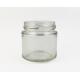 136.6ml Wide Mouth Straight Sided Glass Jars Microwave Safe