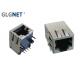 Right Angle RJ45 Without Magnetics Single Port Tab Down Pure RJ45 Without LED
