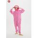 Cosplay Costume Kigurumi Onesie Cheshire Cat Cartoon Animal Pajamas For Halloween