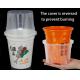 BBQ Disposable bucket Food Grade PP container for barbecue food takeaway with
