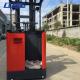 seated 2ton electric reach truck stacker forklift with 7.2m height side shifter