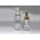 Hot Stamping 450ml Empty Foam Bottle With Gold Silver Pump