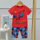 Boys And Girls Korean Shorts Air Conditioned Suits With Cartoon Spider Man