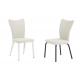 Durable PU Leather Dining Chairs Comfortable  610*450*920mm 4Legs
