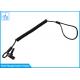 SGS 30cm Coil Ring Retractable Elastic Spring Tool Lanyard