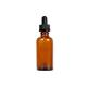 Glass Amber Dropper Bottle For Hemp Oil E Liquids Childproof