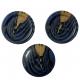 Coat Outwear Plastic Coat Imitation Horn Buttons With Slot On Rim 34L 4 Hole