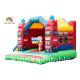 Slide Type Fire Truck Trampoline Inflatable Jumping Castle For Indoor Kids