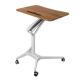 Wood Movable Leisure Coffee Desk Side Gas Table for Adjustable Sit Standing Desk
