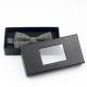 Gift Storage Bow Tie Packaging Box with Clear Window Luxury Custom Printing