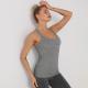 Professional Seamless yoga lady back movement breathable tank top fast-drying fitness clothes jacket woman