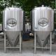 SUS 304 2000L Beer Fermentation Tank With Cooling Jacket