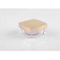 Screw Cap Round Airless Pump Bottles , 15ml Cream Plastic Cosmetic Jars