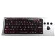 86 Keys IP68 Waterproof Silicone Industrial Keyboard With Trackball Sealed Keyboard