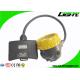Semi Corded LED Mining Light 6.8Ah IP68 1200 Battery Cycles With Safty Rope
