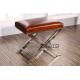 classical old style leather stool club furniture