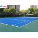 SPU Tennis Court Flooring , Blue Outdoor Sport Court Flooring