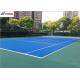 SPU Tennis Court Flooring , Blue Outdoor Sport Court Flooring