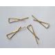 decorative X shape metal shirt clip / sliver alloy clip