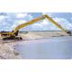 Yellow Color OEM ODM Acceptable Long Boom Arm Excavator for Video Outgoing Inspection