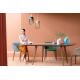 Simple Tweed Living Room Table Sets Wood Split Customizable In Dining Room