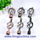 Classical delicate iron curtain rod finials for home decoration