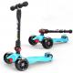 Kids Surfing Skate Kick Scooter Push Scooter With Extra Wide PU Light-Up 4 Wheels