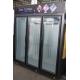 Single - Temperature 3 Door Upright Display Freezer Energy Efficiency