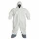 S / M / L / XL PPES White Disposable Coveralls Suits