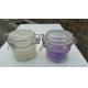 Decor  home scented glass jar candle with vanilla & lavender  fragrance