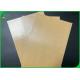 Food Grade Brown Kraft Paper 270gsm With 15gsm PE Coated For Dry Food Box