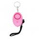 Pink Plastic Safesound Safe N Sound Personal Alarm LR44 LED Siren Keychain