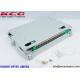 1U 12 Core Fiber Optic Terminal Box Steel Material For 19'' Distribution Frame