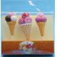 Ice Cream Shaped Birthday Candles Smokeless For Kids Festival Cake