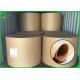 80g FDA Certified Brown Kraft Paper Roll For Making Paper Bags