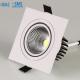 Free samples down light LED 12W square design round fixture black white color downlight