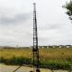 Winch Up 12M Lattice Tower Telescopic Light Mast