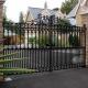 Black Brown Gold Wrought Iron Fence Gates Driveway Entrance 36mm 50mm