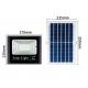 PC Cover 480lm LiFePO4 Solar Panel Flood Lights IP65 Waterpfoof 200W 16Wh