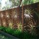 Powder Coated Aluminum Privacy Fence Panel Weatherproof Durable