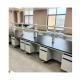 Heavy Duty lab bench with Lockers Shelves Wheels Handles - 200-250 Kg Capacity