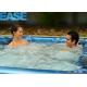 Long Rectangle Acrylic Whirlpool Massage Swimming Outdoor Bathtubs, 4000 * 2250 * 1170mm