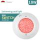 ABS RGB Surface Mount Led Downlight 18W IP68 Switch Control 520LM